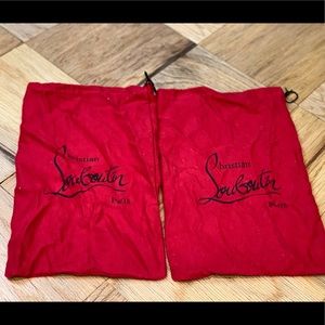 Christian Louboutin Dust Bags (two total for $45)
